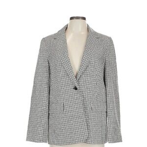 Miss Selfridge Women's pink and tan Checkered Blazer